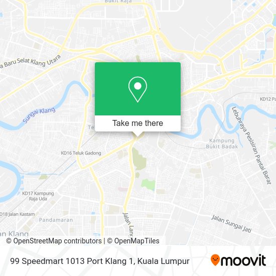 99 Speedmart 1013 Port Klang 1 map