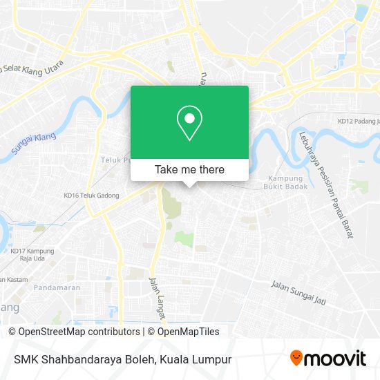 SMK Shahbandaraya Boleh map