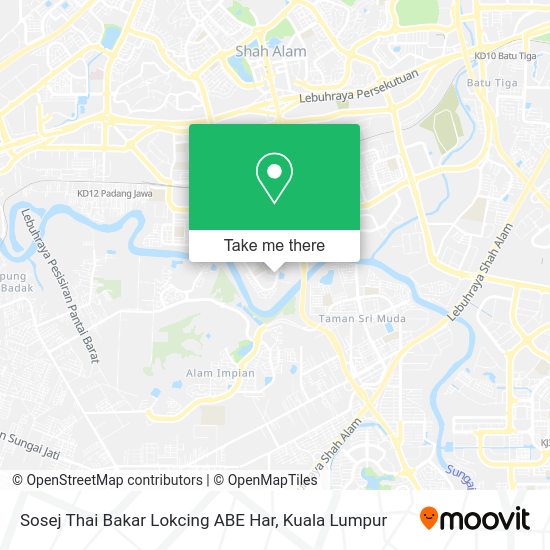 Sosej Thai Bakar Lokcing ABE Har map