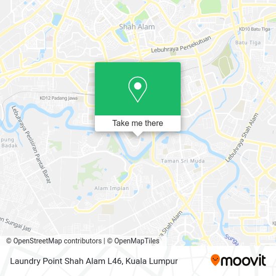 Peta Laundry Point Shah Alam L46