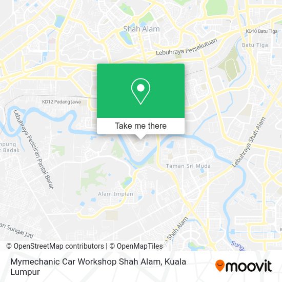 Mymechanic Car Workshop Shah Alam map