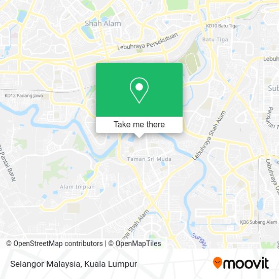 Selangor Malaysia map