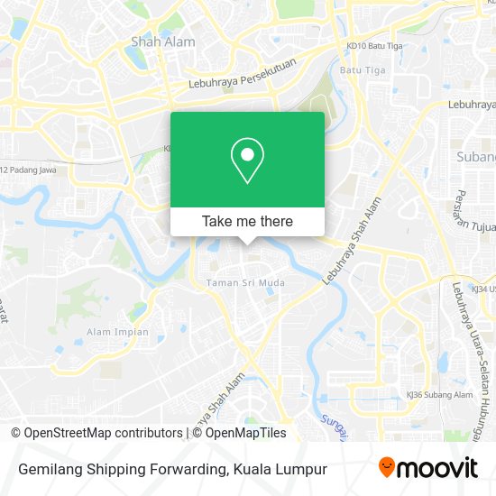 Peta Gemilang Shipping Forwarding