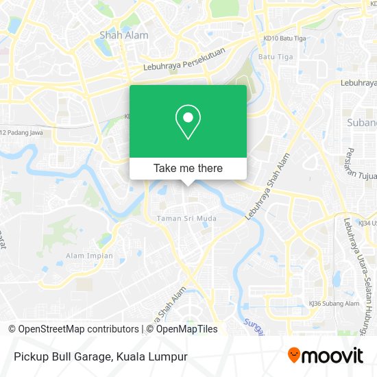 Pickup Bull Garage map