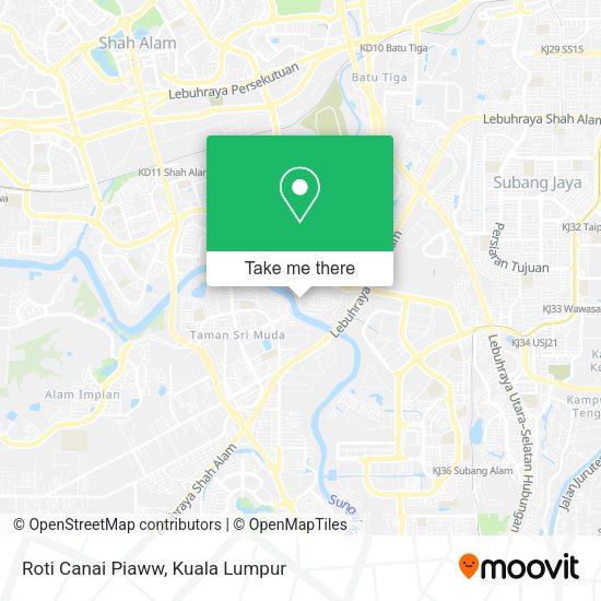 Peta Roti Canai Piaww