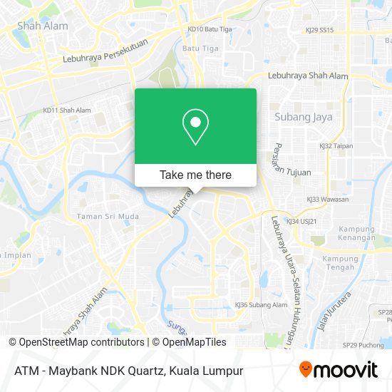 ATM - Maybank NDK Quartz map