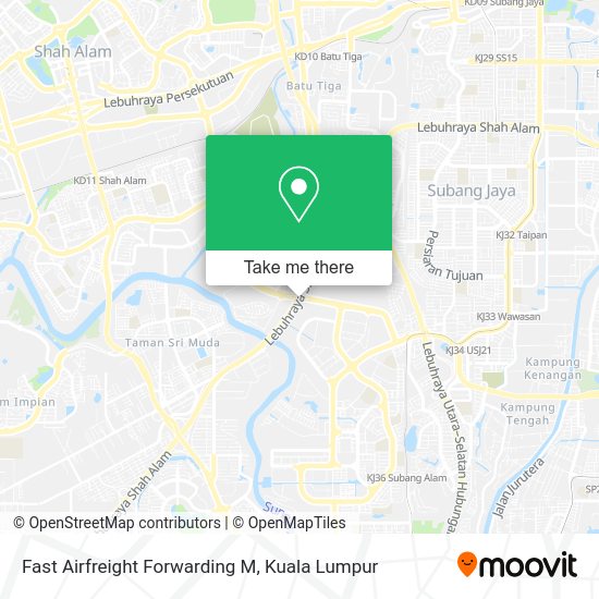 Fast Airfreight Forwarding M map
