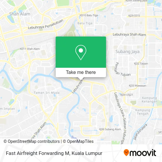 Fast Airfreight Forwarding M map