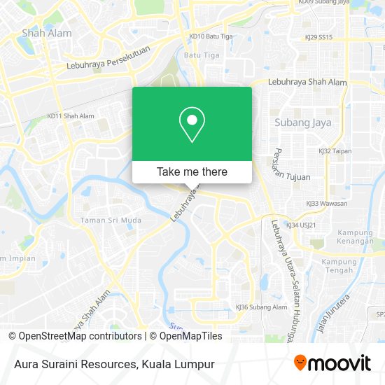 Aura Suraini Resources map