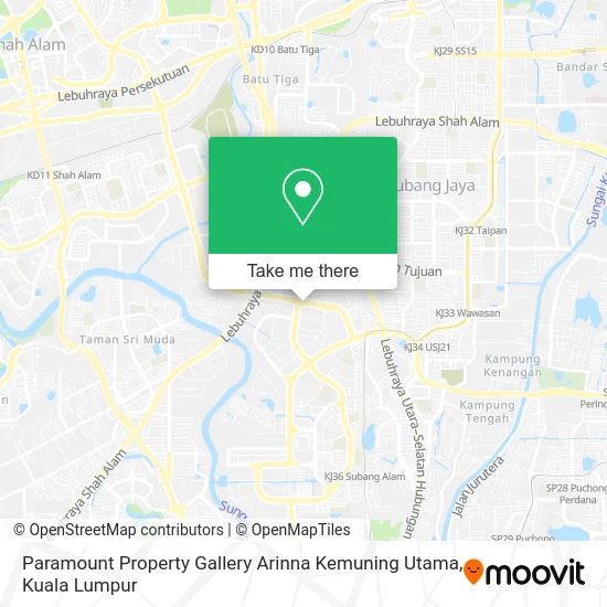 Paramount Property Gallery Arinna Kemuning Utama map