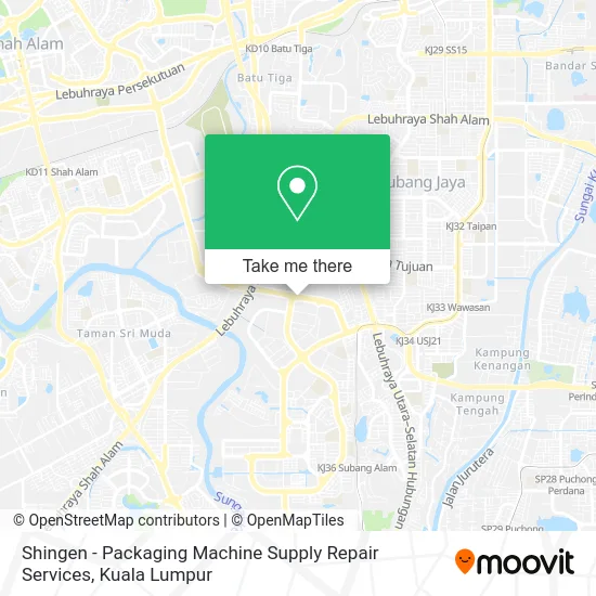 Shingen - Packaging Machine Supply Repair Services map