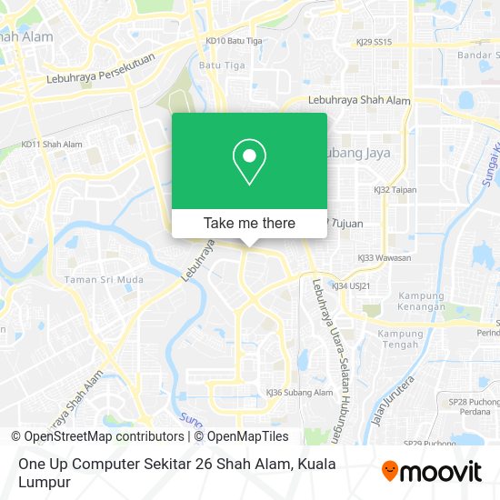 Peta One Up Computer Sekitar 26 Shah Alam