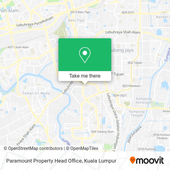 Paramount Property Head Office map