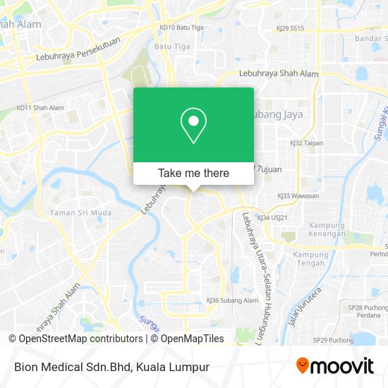 Bion Medical Sdn.Bhd map