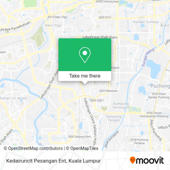 Kedairuncit Pesangan Ent map