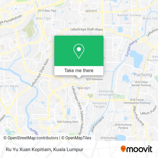 Peta Ru Yu Xuan Kopitiam