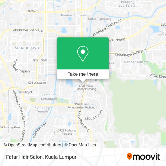 Fafar Hair Salon map