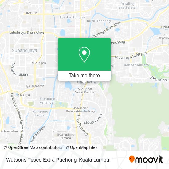 Peta Watsons Tesco Extra Puchong