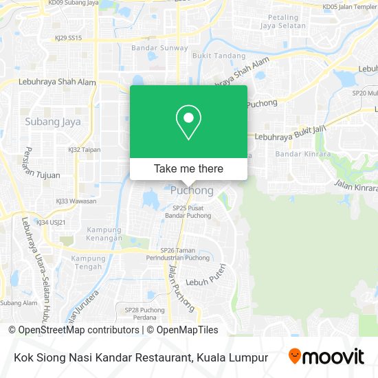 Peta Kok Siong Nasi Kandar Restaurant
