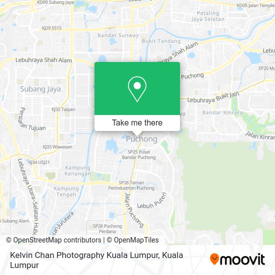 Peta Kelvin Chan Photography Kuala Lumpur