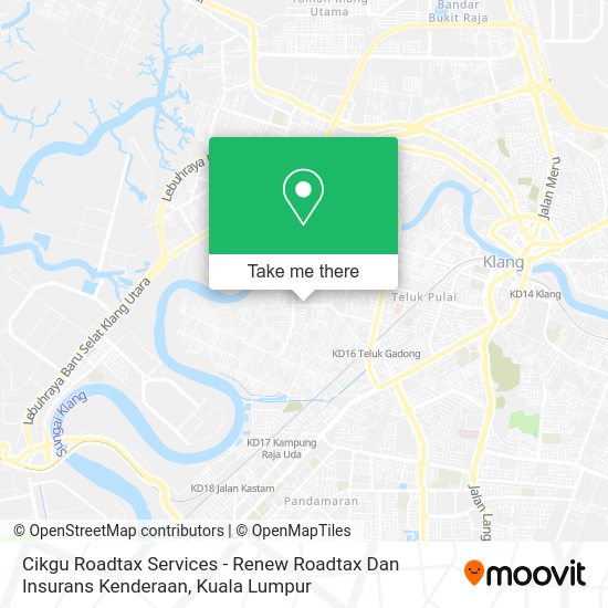 Peta Cikgu Roadtax Services - Renew Roadtax Dan Insurans Kenderaan