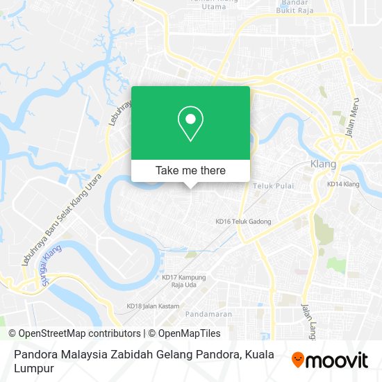 Pandora Malaysia Zabidah Gelang Pandora map