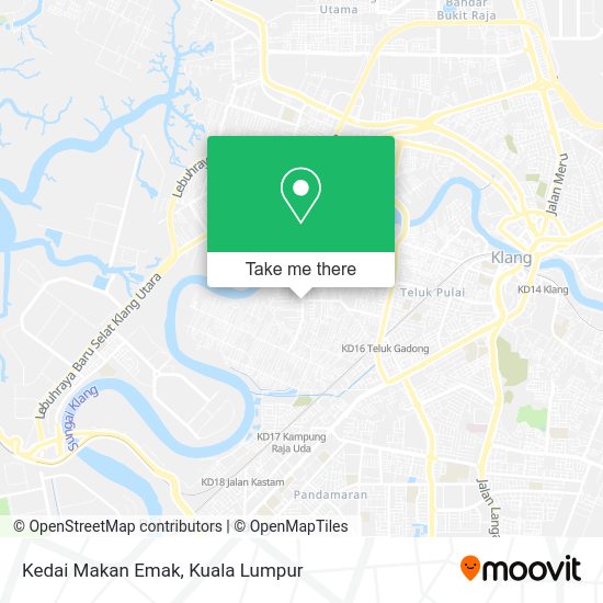 Kedai Makan Emak map