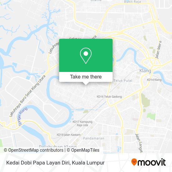 Kedai Dobi Papa Layan Diri map
