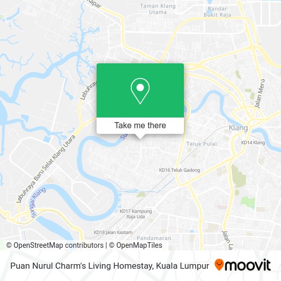 Peta Puan Nurul Charm's Living Homestay