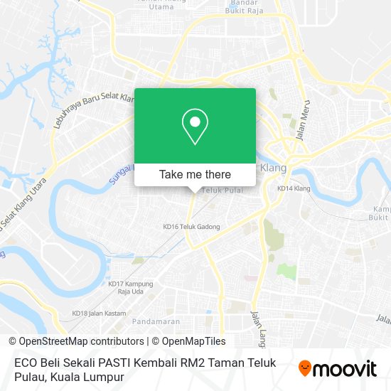 ECO Beli Sekali PASTI Kembali RM2 Taman Teluk Pulau map