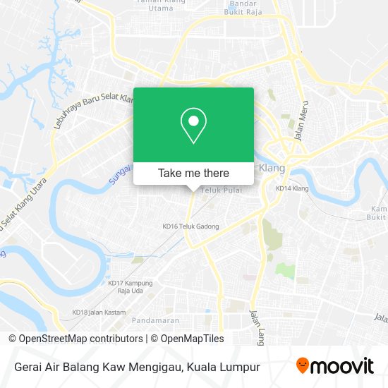 Peta Gerai Air Balang Kaw Mengigau