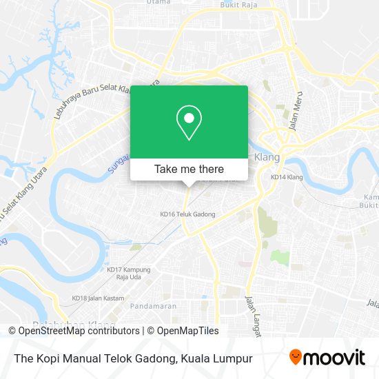 The Kopi Manual Telok Gadong map