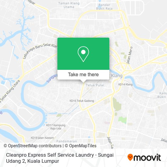 Peta Cleanpro Express Self Service Laundry - Sungai Udang 2