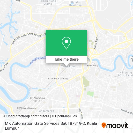 Peta MK Automation Gate Services Sa0187319-D