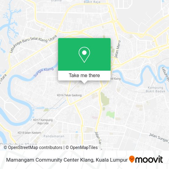 Peta Mamangam Community Center Klang