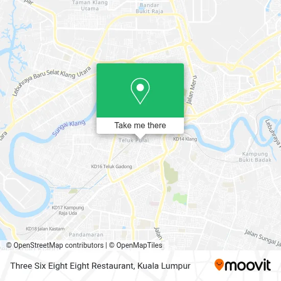 Three Six Eight Eight Restaurant map