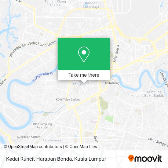 Kedai Runcit Harapan Bonda map