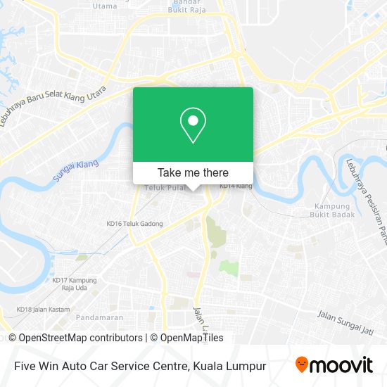 Five Win Auto Car Service Centre map
