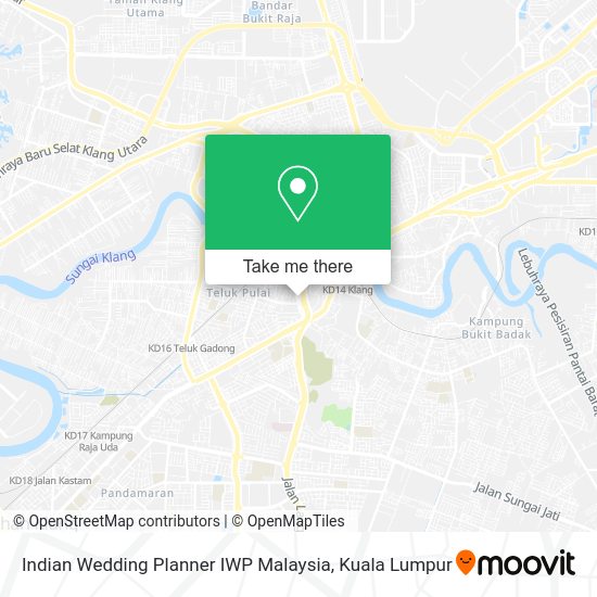 Indian Wedding Planner IWP Malaysia map