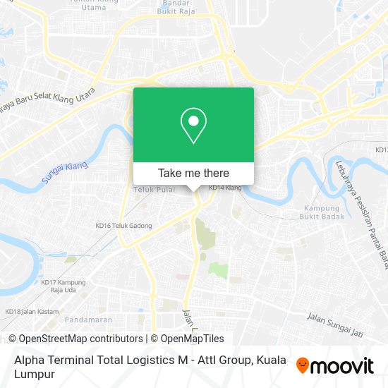 Alpha Terminal Total Logistics M - Attl Group map