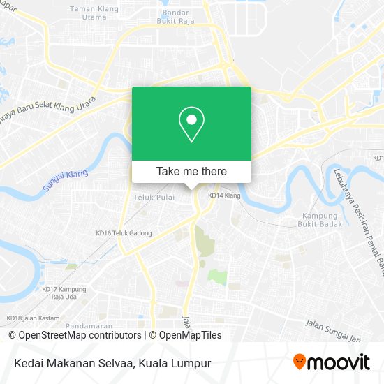 Kedai Makanan Selvaa map