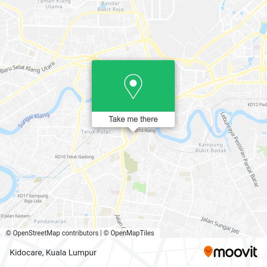 Kidocare map