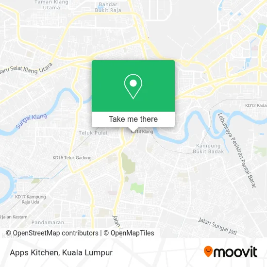 Apps Kitchen map