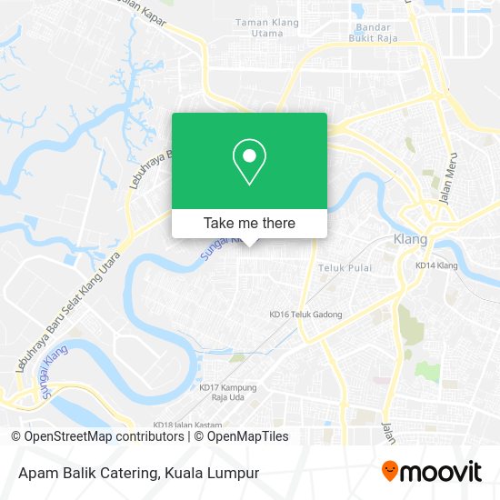 Apam Balik Catering map