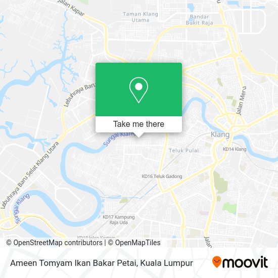 Ameen Tomyam Ikan Bakar Petai map