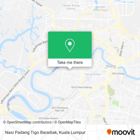 Peta Nasi Padang Tigo Baradiak