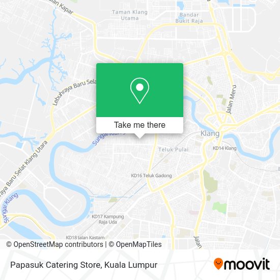 Peta Papasuk Catering Store