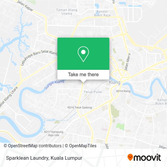 Sparklean Laundry map