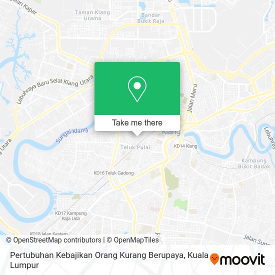 Pertubuhan Kebajikan Orang Kurang Berupaya map