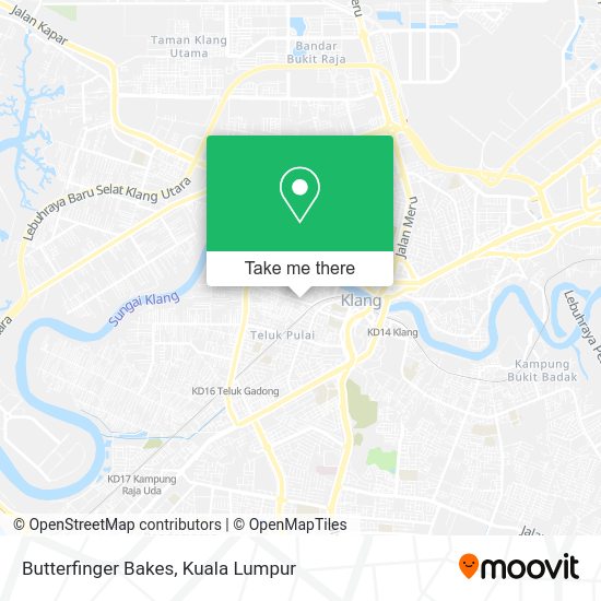 Butterfinger Bakes map
